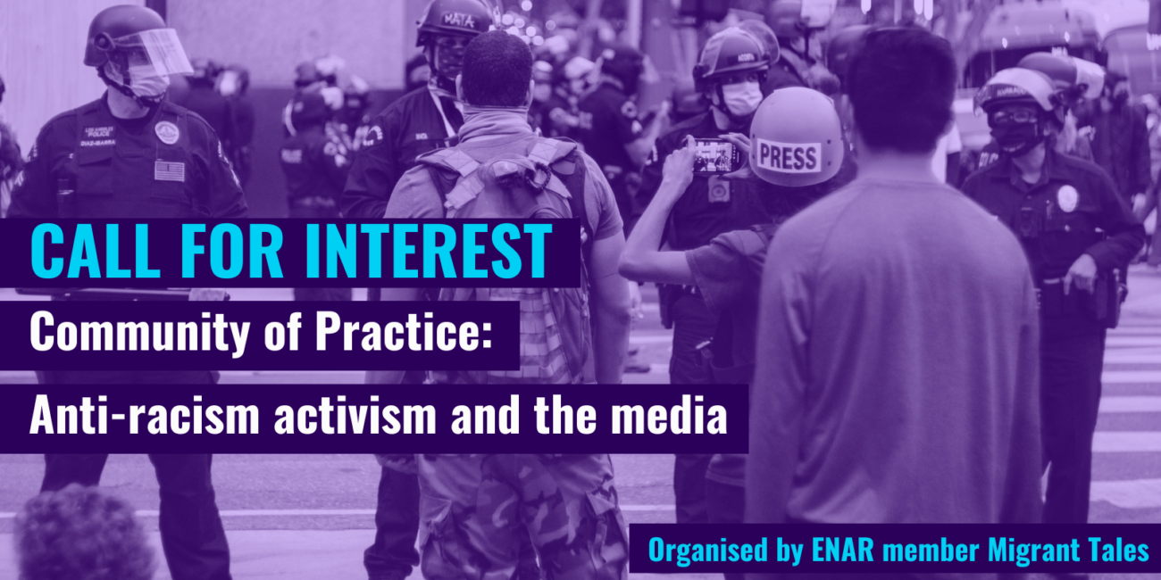 Migrant Tales Community of Practice ENAR network members media and activism anti-racism