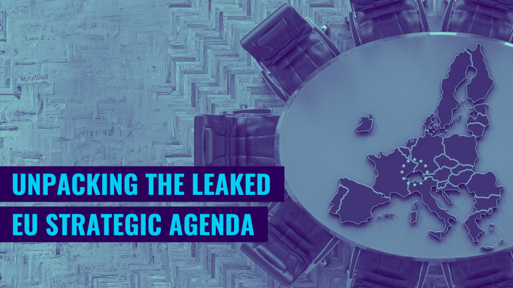 Unpacking the Leaked EU Strategic Agenda: Where Did the Union of ...