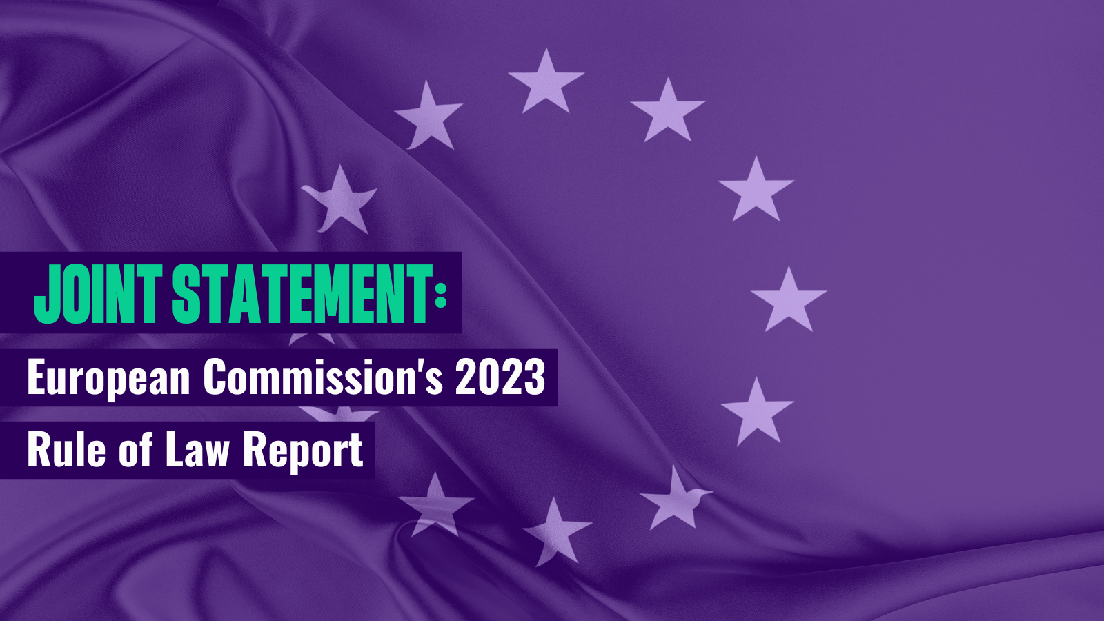 ENAR Joint statement Rule of Law European Commission report