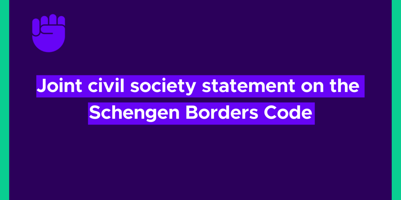Joint cso statement on schengen borders code
